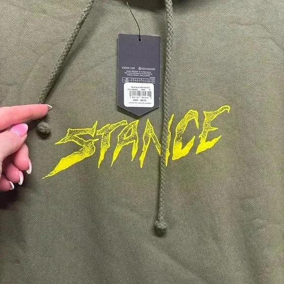Stance Olive Green Savage Hoodie - Picture 5 of 5